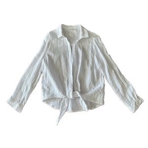 (2 for $30) Beachlunchlounge Front tie button down